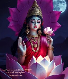 Laxmi Aarti Lyrics in Hindi – जय लक्ष्मी माता आरती हिंदी में