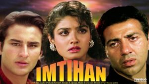 Is Tarah Se Tujhe Palkon Mein Song Poster – Imtihaan