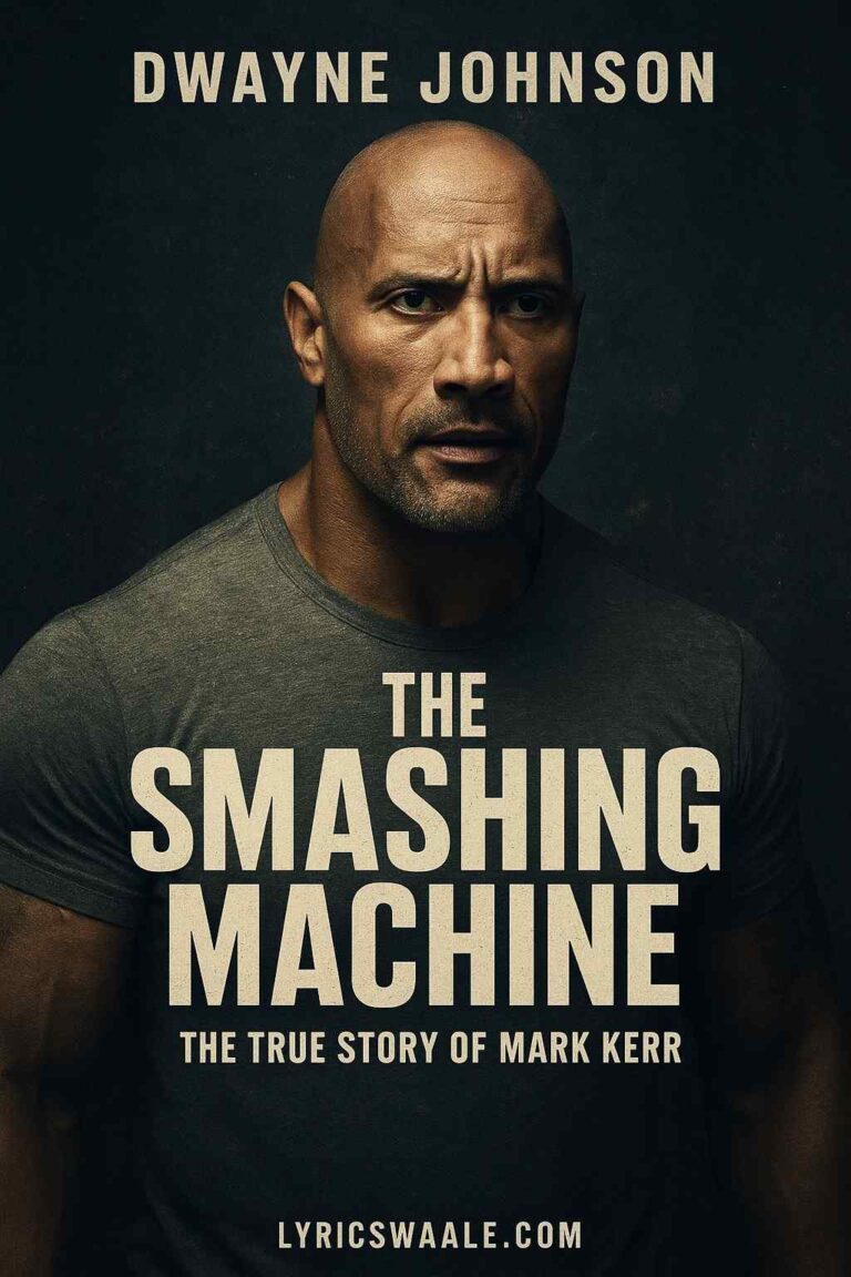 The Smashing Machine Movie Poster Dwayne Johnson
