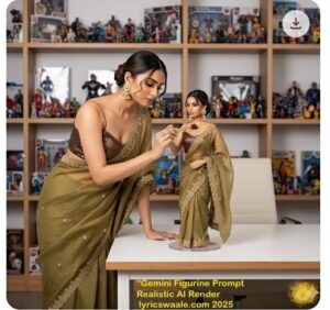 Gemini Figurine Prompt here [2025]  – Realistic 1/7 Scale AI Figurine Render for Instagram