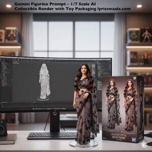 Gemini Figurine Prompt – 1/7 Scale AI Collectible Render with Toy Packaging
